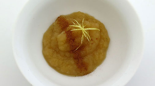 Compota de manzana